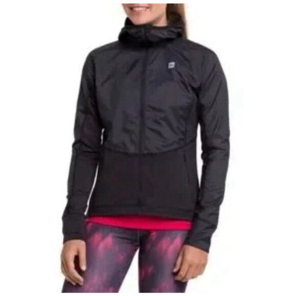 MEC Nitro Thermal Run Jacket With Hood And Thumb Holes Womens Size Large - Picture 1 of 10